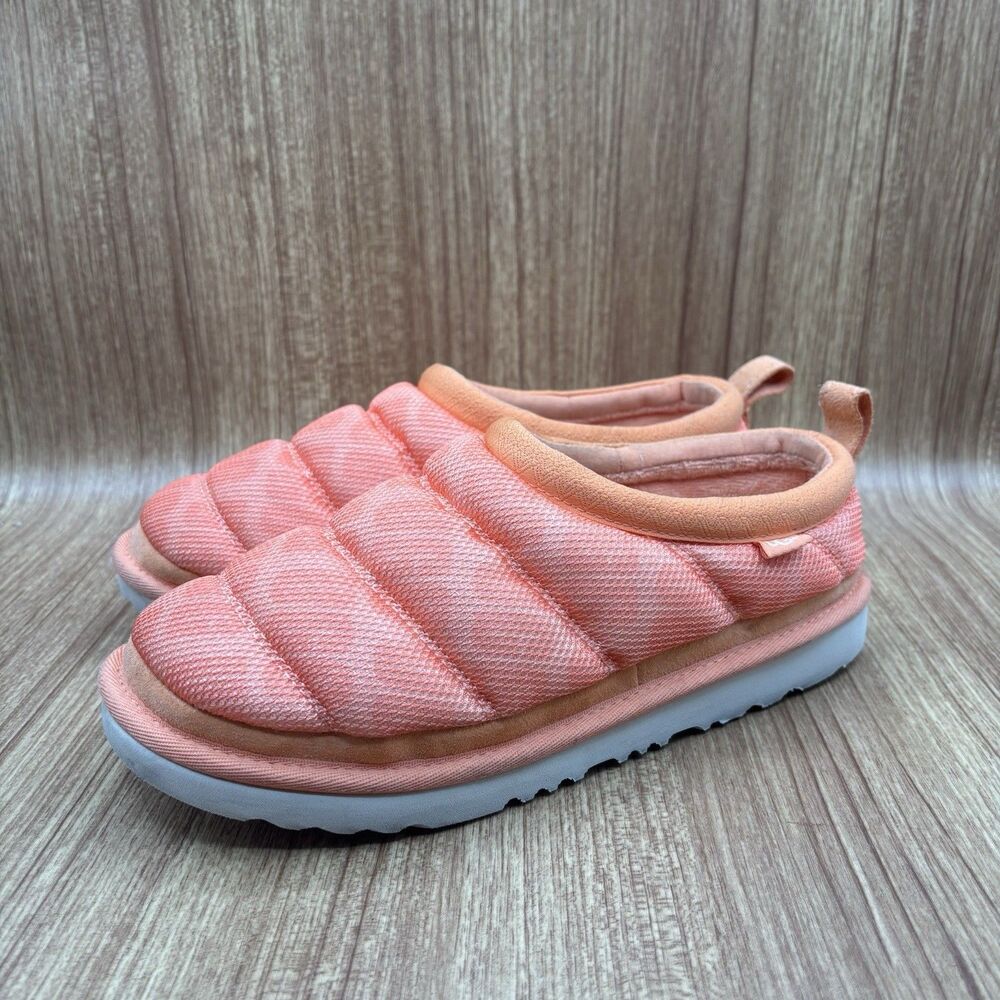 UGG TASMAN LTA SWEET PEACH QUILTED SHEARLING COMFORT Kids 5/Equivalent Women’s 6 - Picture 4 of 8